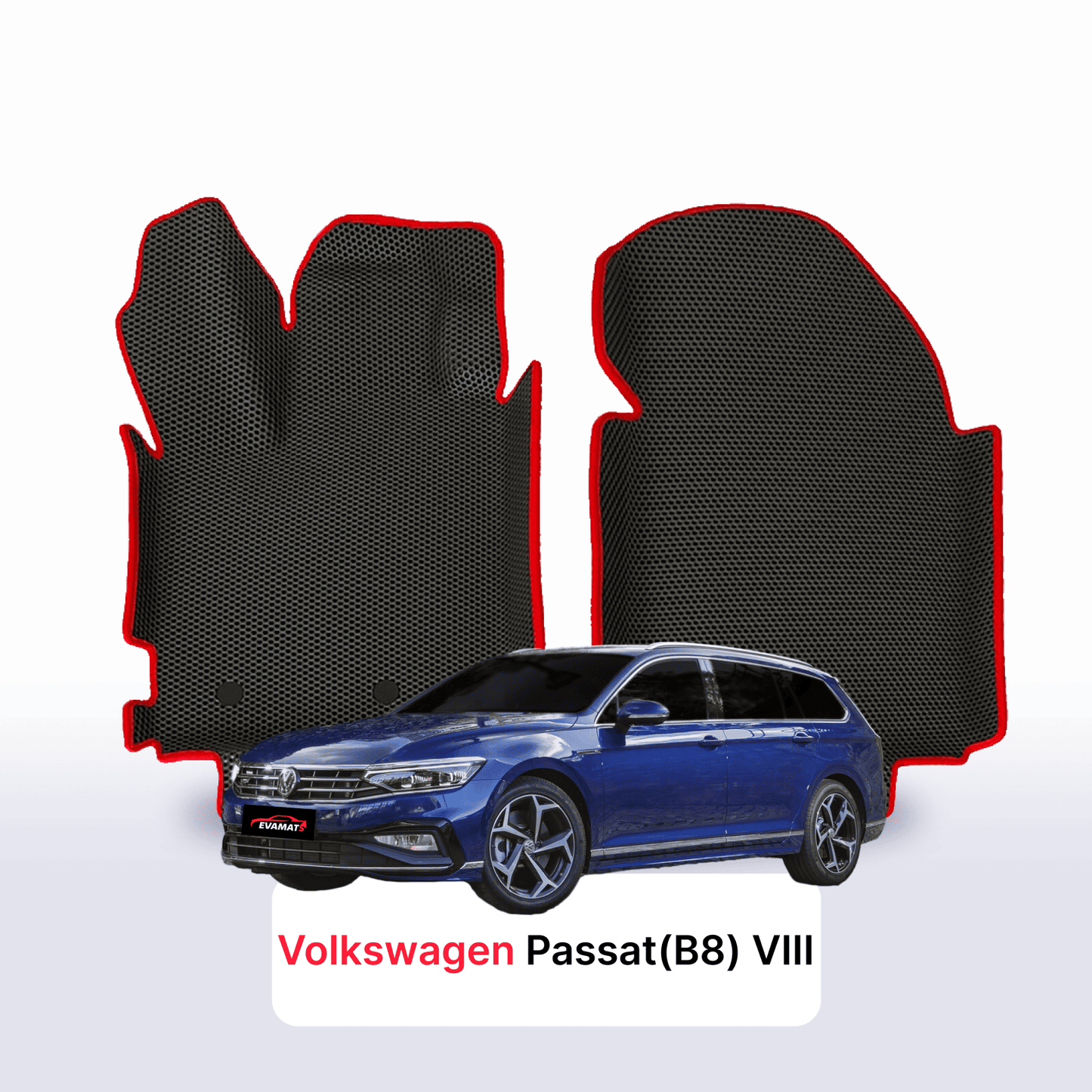 Car mats EVAMATS for Volkswagen Passat(B8) VIII gen 2014-2023 year STATION WAGON