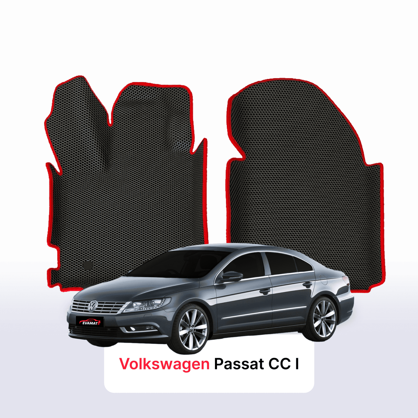 Car mats EVAMATS for Volkswagen Passat CC I gen 2008-2017 year SEDAN