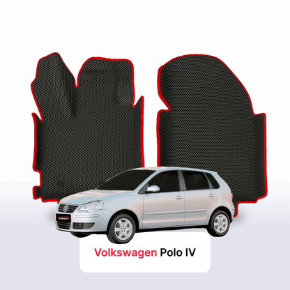 Car mats EVAMATS for Volkswagen Polo(MK4) IV gen 2001-2009 year HATCHBACK 5 door