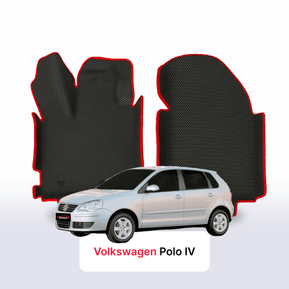 Car mats EVA for Volkswagen Polo(MK4) IV gen 2001-2009 year HATCHBACK 5 door