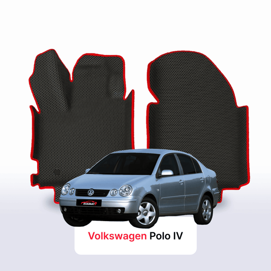 Car mats EVAMATS for Volkswagen Polo(MK4) IV gen 2001-2009 year SEDAN