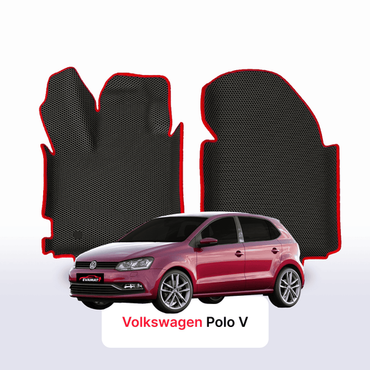 Car mats EVAMATS for Volkswagen Polo(MK5) V gen 2009-2017 year HATCHBACK 5 door