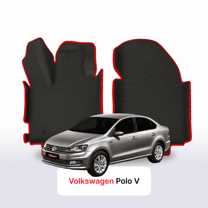 Car mats EVAMATS for Volkswagen Polo(MK5) V gen 2009-2017 year SEDAN