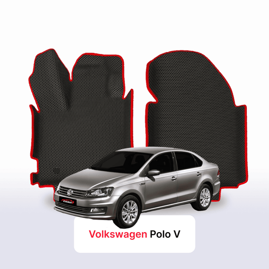 Car mats EVAMATS for Volkswagen Polo(MK5) V gen 2009-2017 year SEDAN