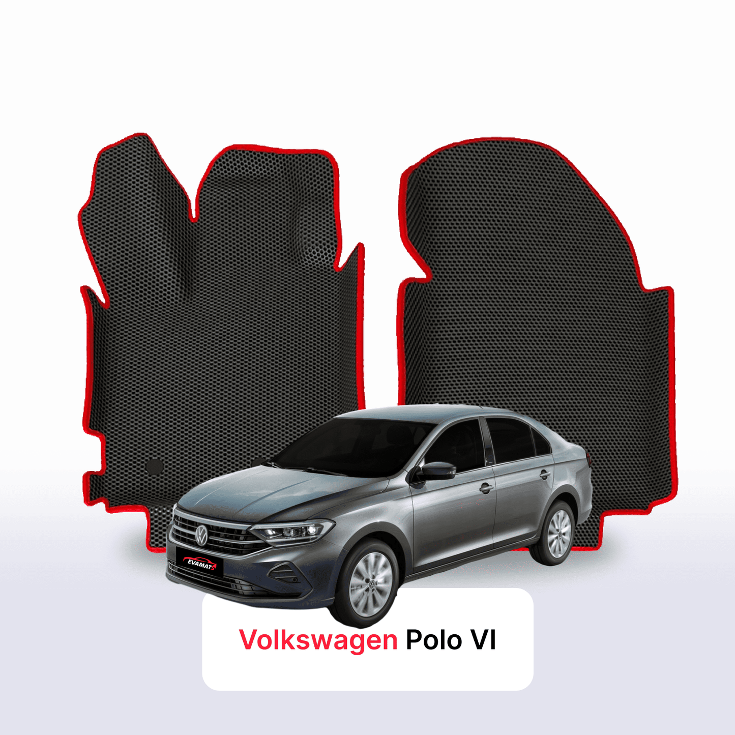 Car mats EVAMATS for Volkswagen Volkswagen Polo(MK6) VI gen 2020-2025 year LIFTBACK