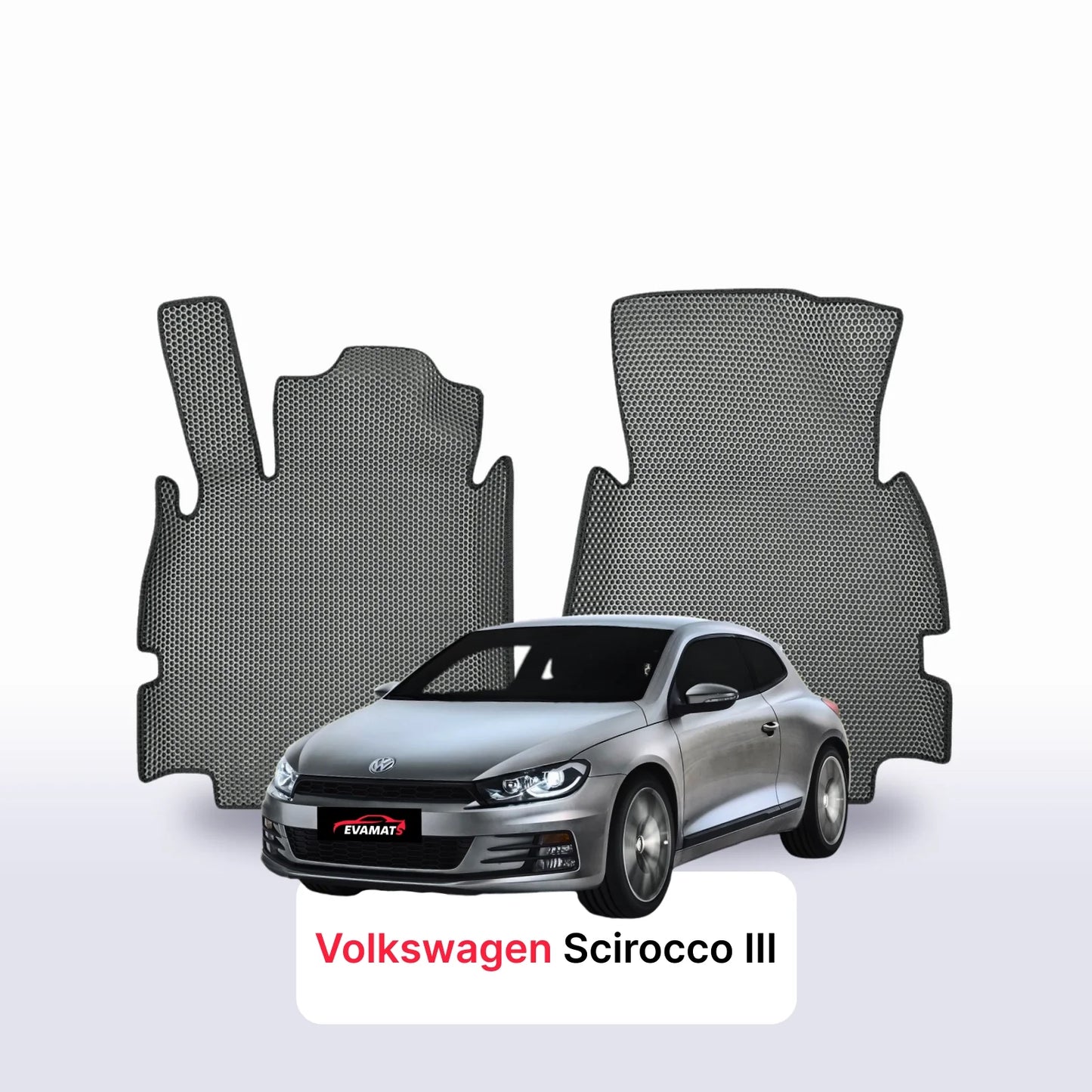 Car mats EVAMATS for Volkswagen Scirocco III gen 2008-2017 year HATCHBACK 3 door