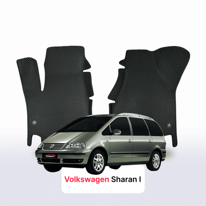 Car mats EVAMATS for Volkswagen Sharan I gen 1995-2010 year MINIVAN