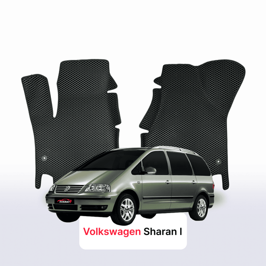 Car mats EVAMATS for Volkswagen Sharan facelift I gen 2000-2010 year MINIVAN