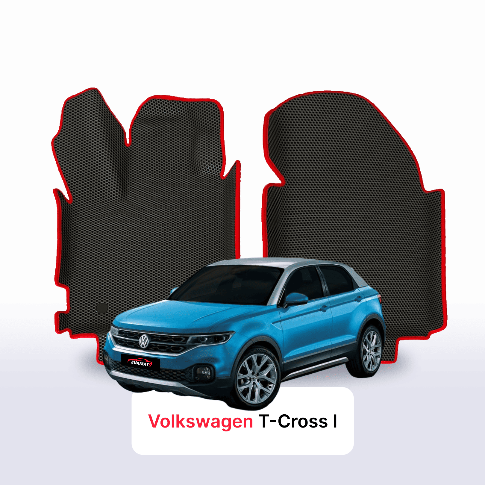 Car mats EVA for Volkswagen T-Cross I gen 2018-2027 year SUV