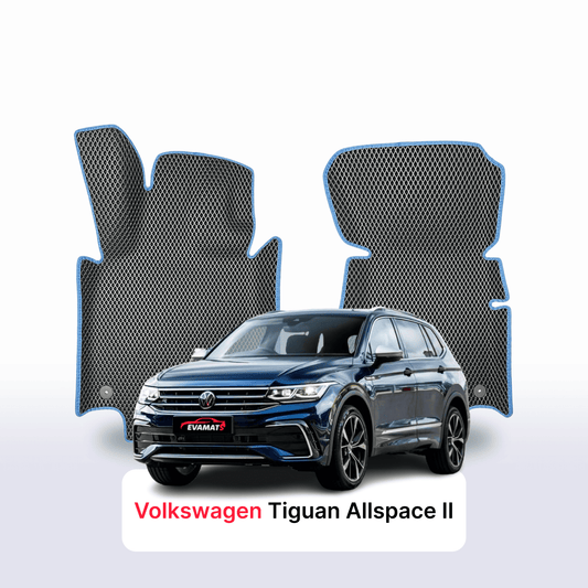 Car mats EVAMATS for Volkswagen Tiguan Allspace II gen 2024-2028 year SUV 7-seater