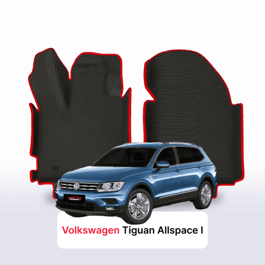 Car mats EVAMATS for Volkswagen Tiguan Allspace I gen 2016-2024 year SUV 5 seater