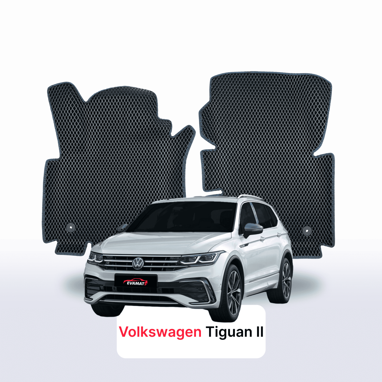 Car mats EVAMATS for Volkswagen Tiguan II gen 2016-2024 year SUV