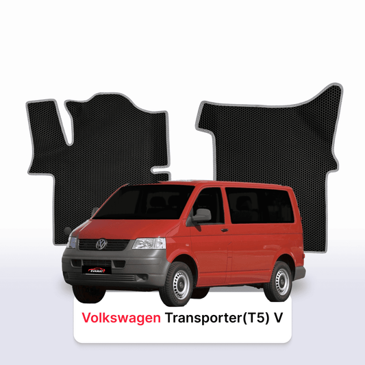 Car mats EVAMATS for Volkswagen Transporter(T6) VI gen 2015-2025 year MINIVAN