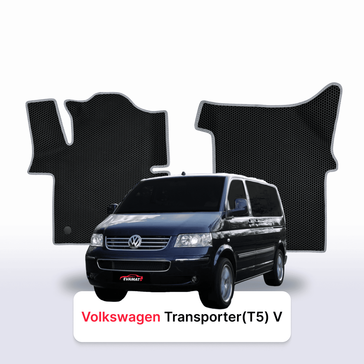 Car mats EVAMATS for Volkswagen Transporter(T5) V gen 2003-2015 year MINIVAN LONG