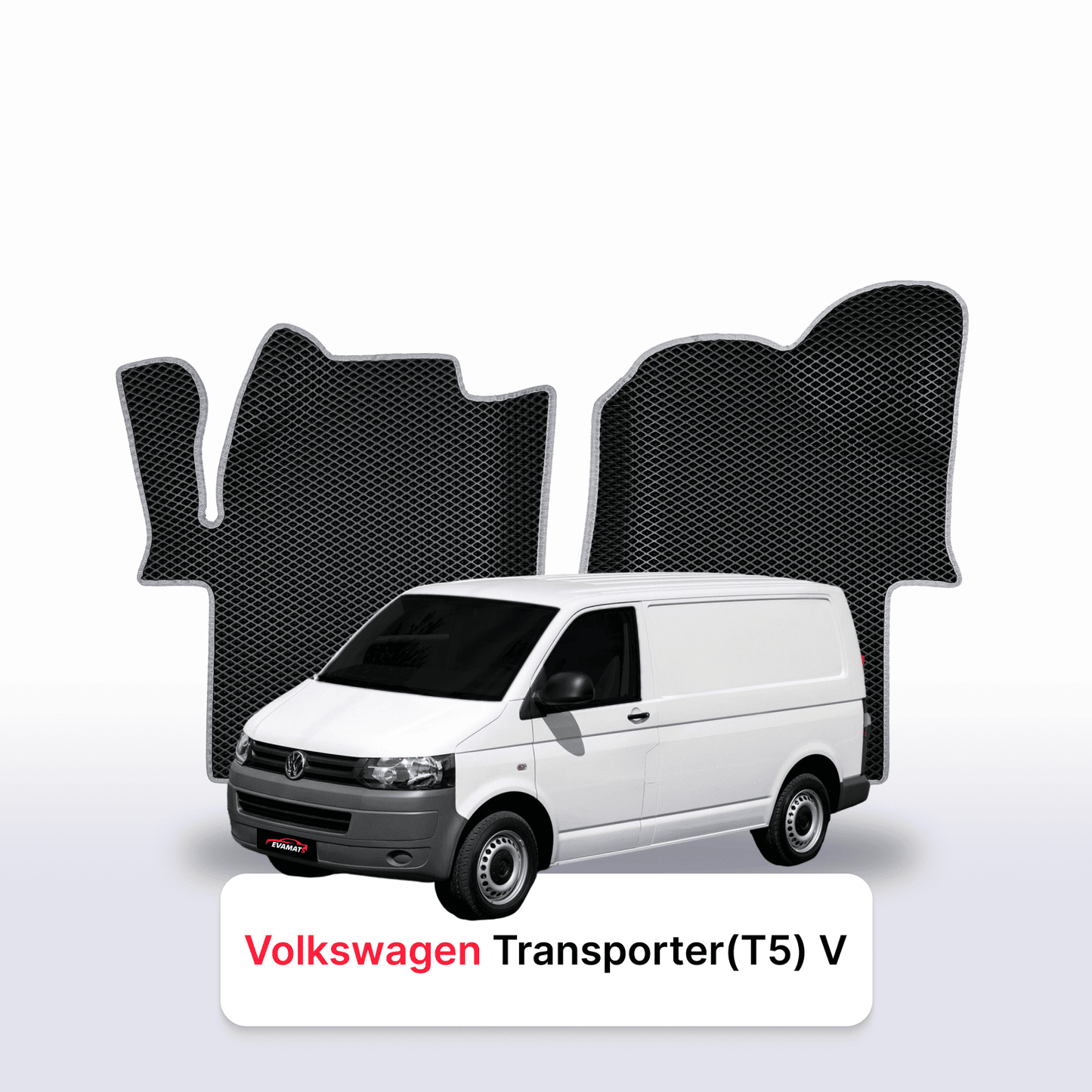 Car mats EVAMATS for Volkswagen Transporter(T5) V gen 2003-2015 year VAN