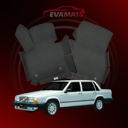 Car mats EVAMATS for Volvo 740 1983-1992 year SEDAN