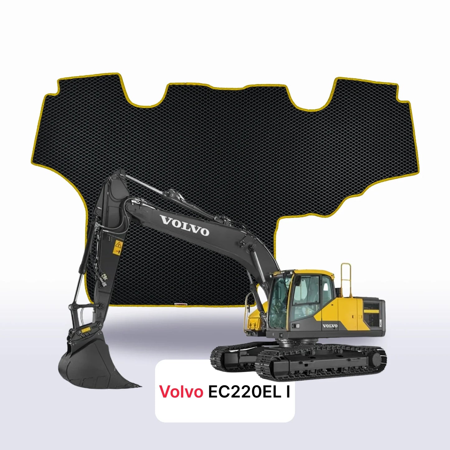 Car mats EVAMATS for Volvo EC220EL 1 gen 2016-2018 year DIGGER