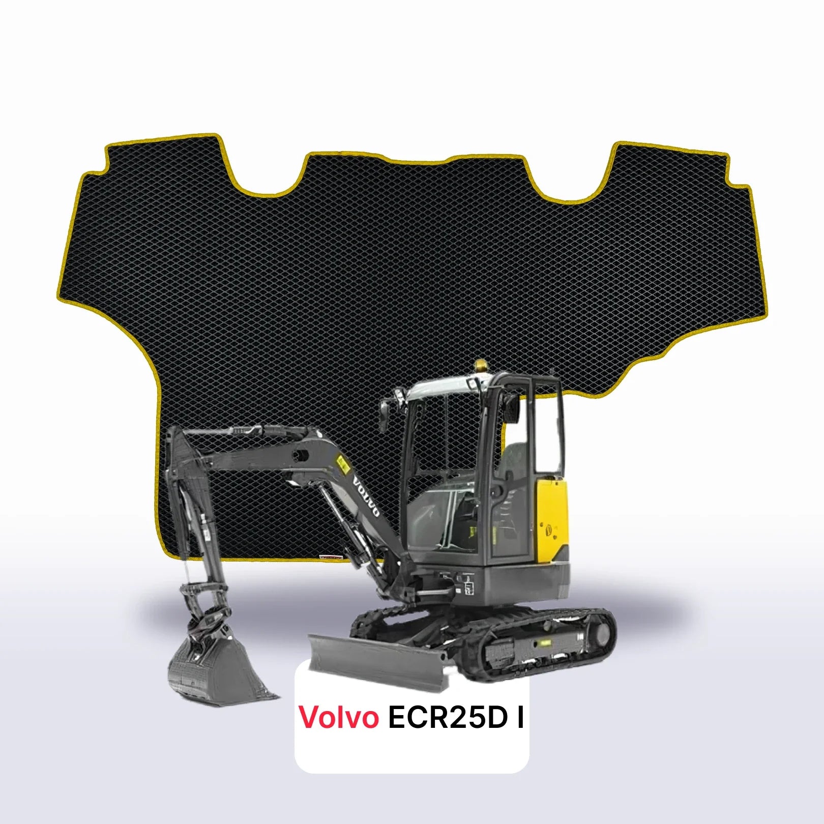 Car mats EVAMATS for Volvo ECR25D 1 gen 2014-2024 year DIGGER