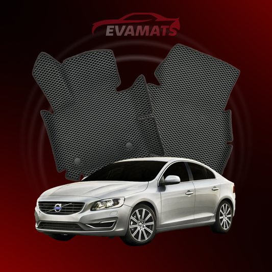 Car mats EVAMATS for Volvo S60 2 gen 2010-2018 year SEDAN