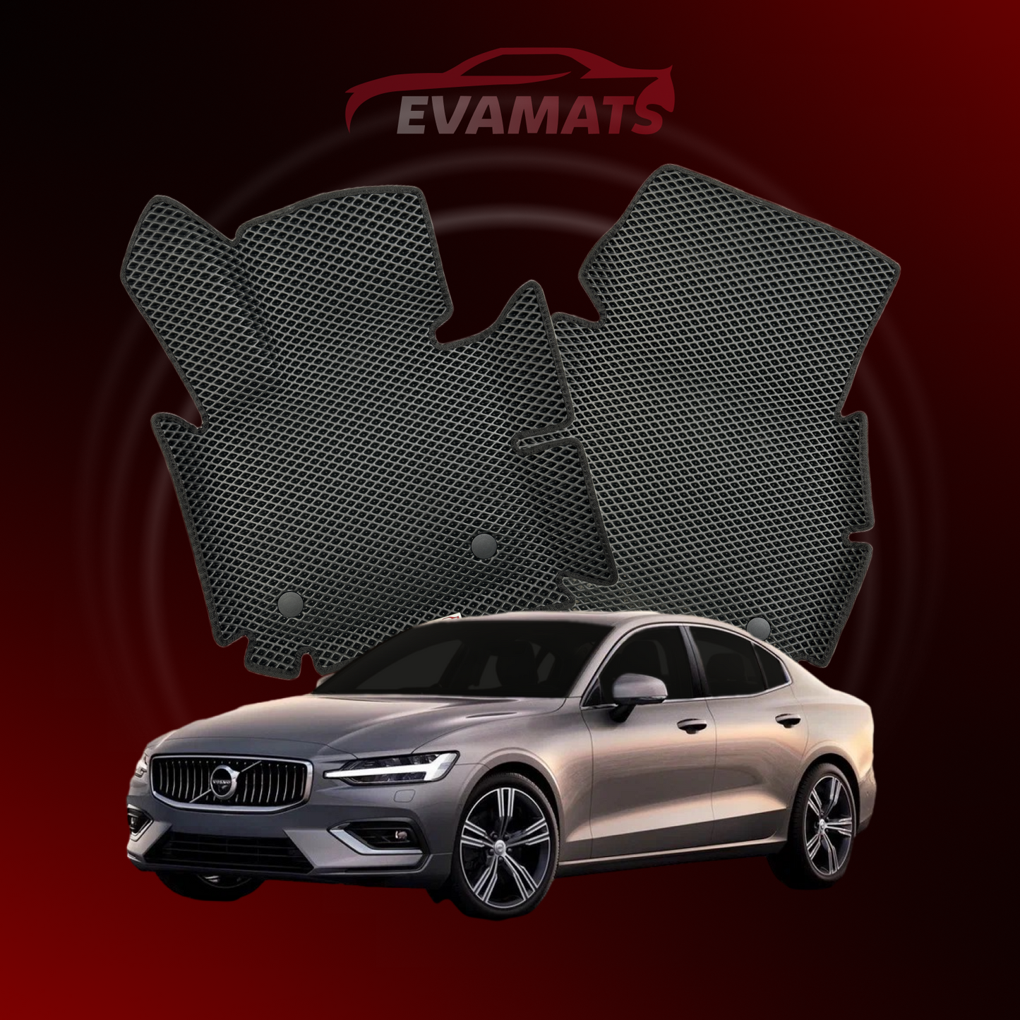 Car mats EVAMATS for Volvo S60 3 gen 2018-2025 year SEDAN