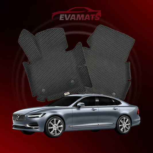 Car mats EVAMATS for Volvo S90 2 gen 2016-2025 year SEDAN