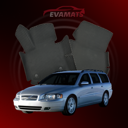 Car mats EVAMATS for Volvo V70 2 gen 2000-2007 year STATION WAGON