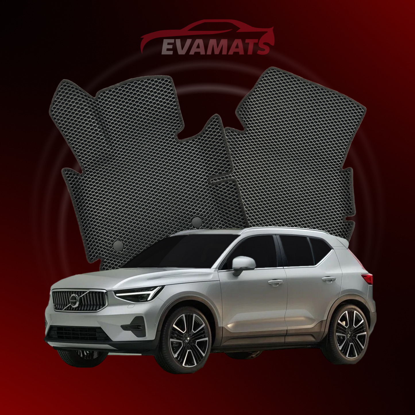 Car mats EVAMATS do Volvo XC40 1 gen 2022-2025 year Electro SUV