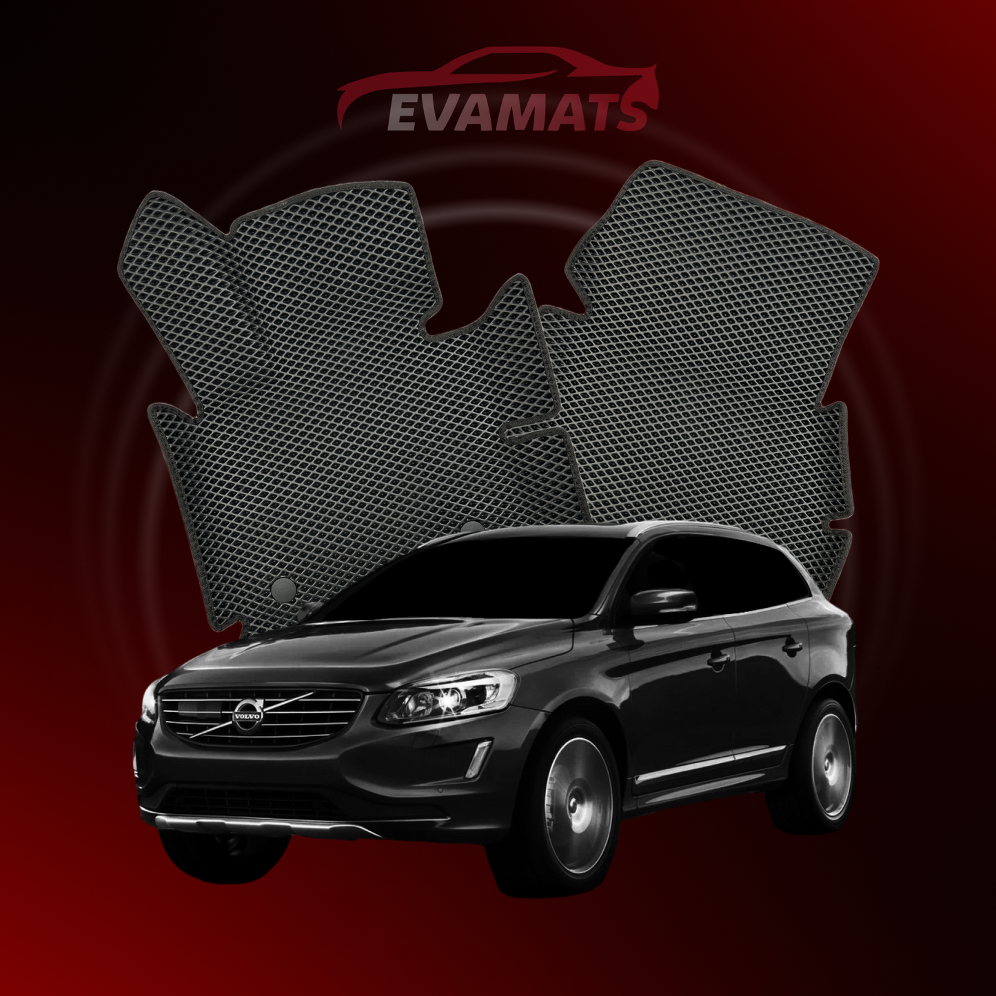 Tapis de voiture EVAMATS pour Volvo XC60 1 génération 2008-2017 année SUV