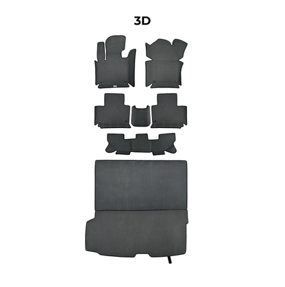 Car mats EVAMATS for Mercedes-Benz EQS 1 gen (X296) 2022-2026 year SUV