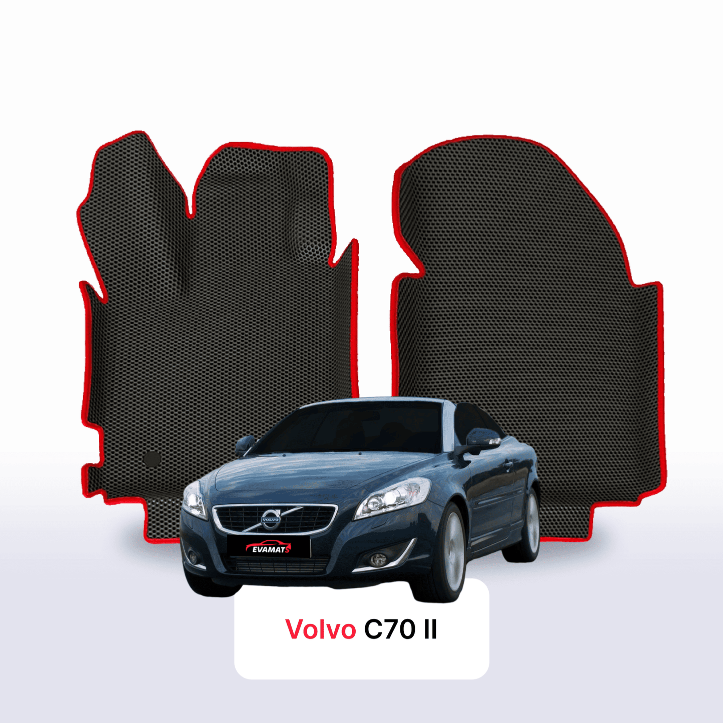 Car mats EVAMATS for Volvo C70 2 gen 2005-2013 year CABRIO