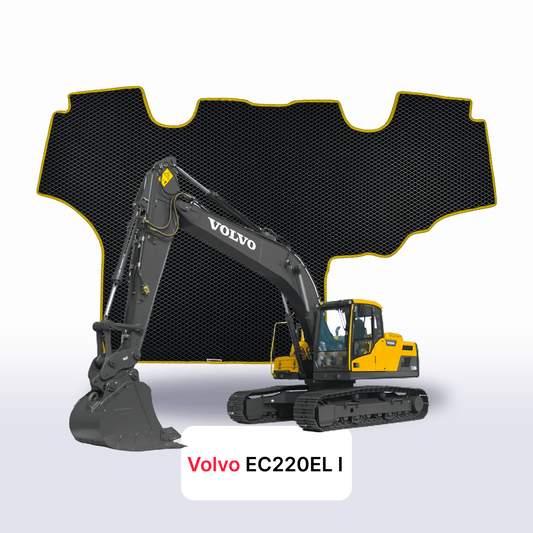 Car mats EVAMATS for Volvo EC220EL 1 gen 2016-2018 year DIGGER