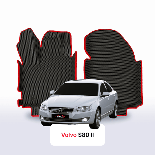 Car mats EVAMATS for Volvo S80 2 gen 2006-2016 year SEDAN