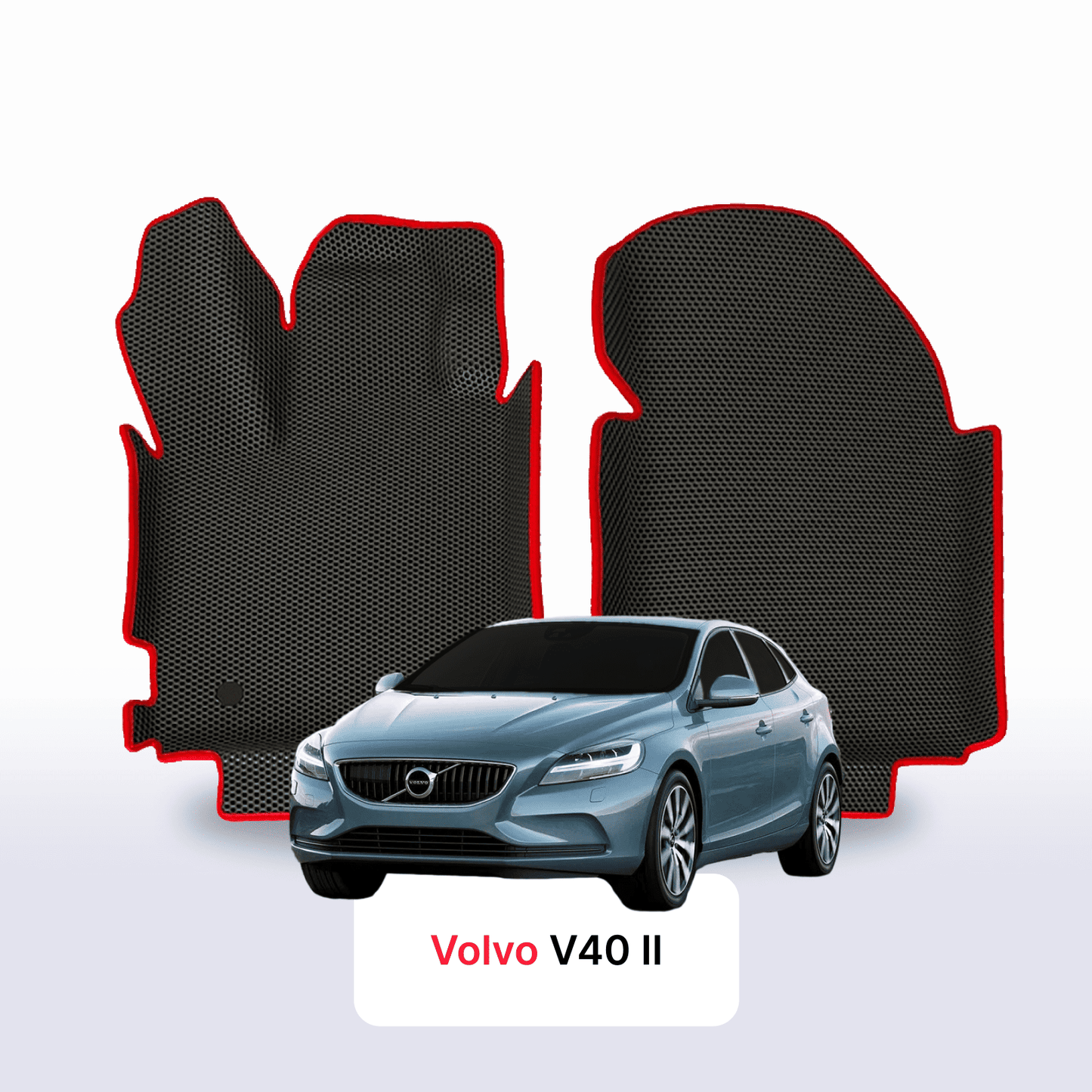 Car mats EVA for Volvo V40 2 gen 2012-2019 year HATCHBACK 5 door