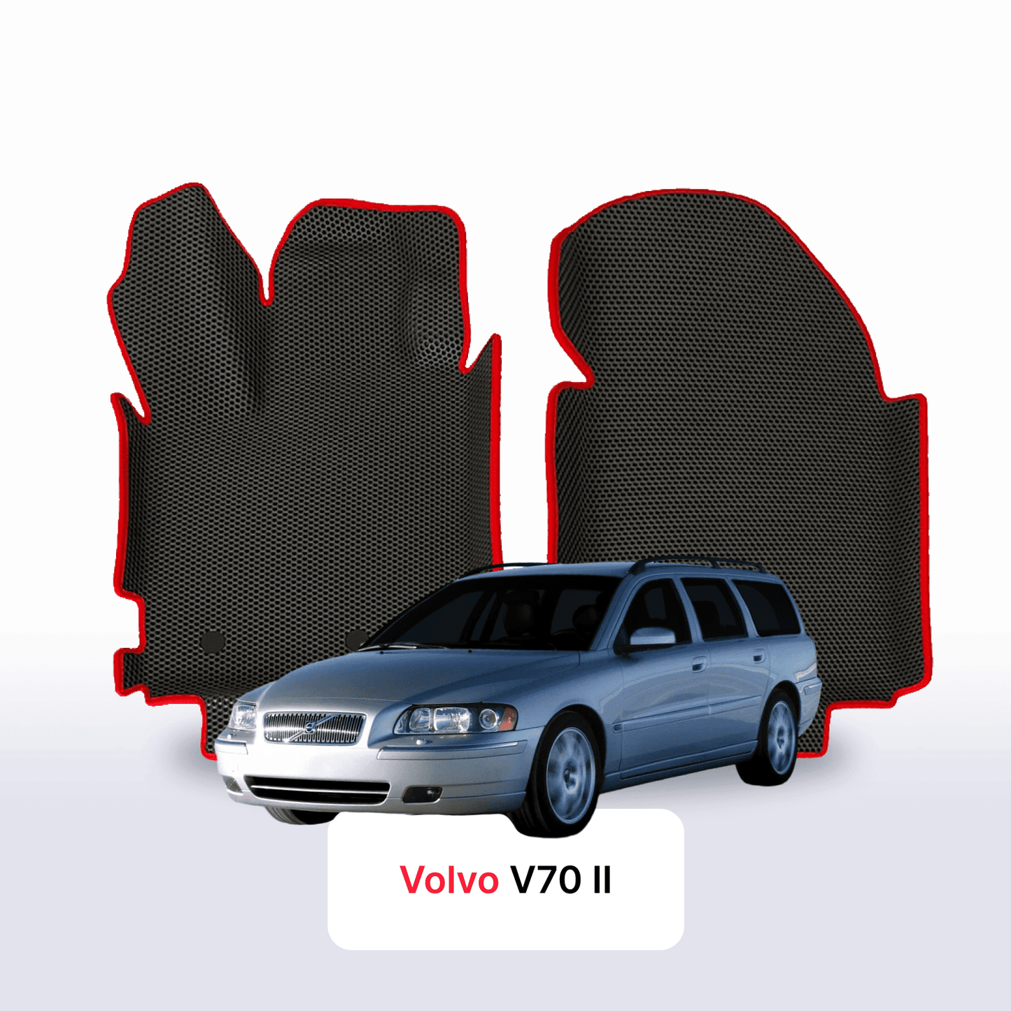 Car mats EVA for Volvo V70 2 gen 2000-2007 year STATION WAGON