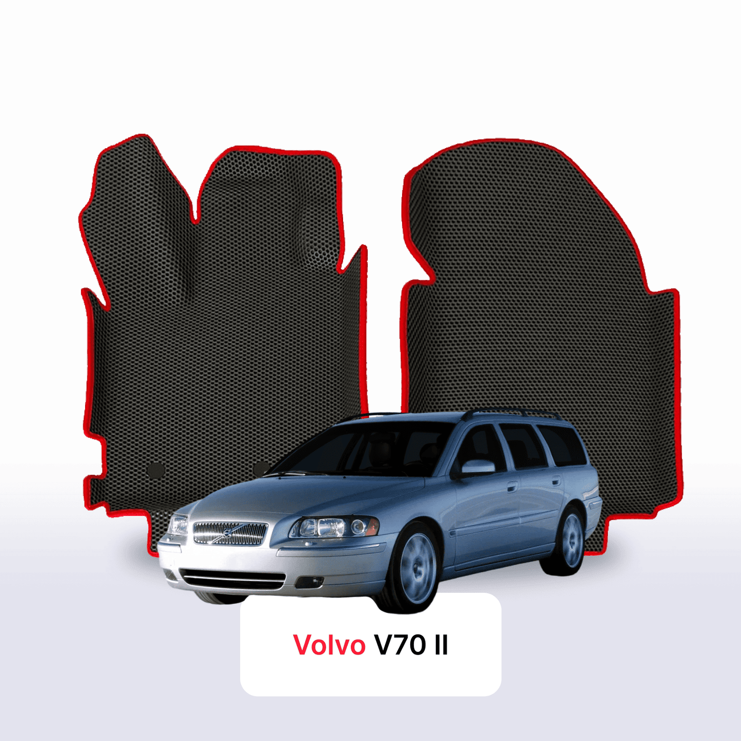 Car mats EVAMATS for Volvo V70 2 gen 2000-2007 year STATION WAGON