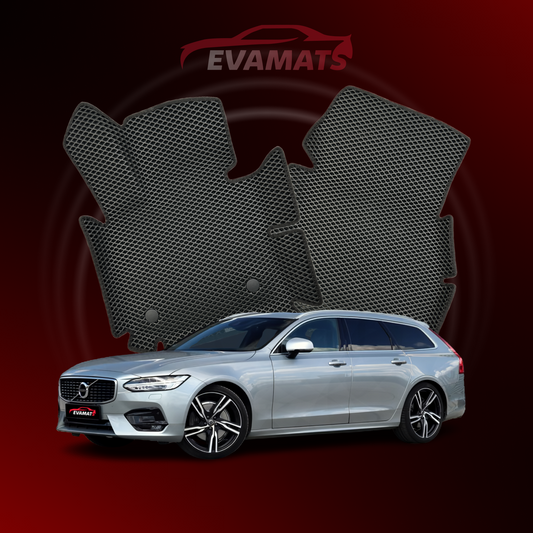 Alfombrillas de coche EVAMATS para Volvo V90 2ª generación año 2016-2025 STATION WAGON