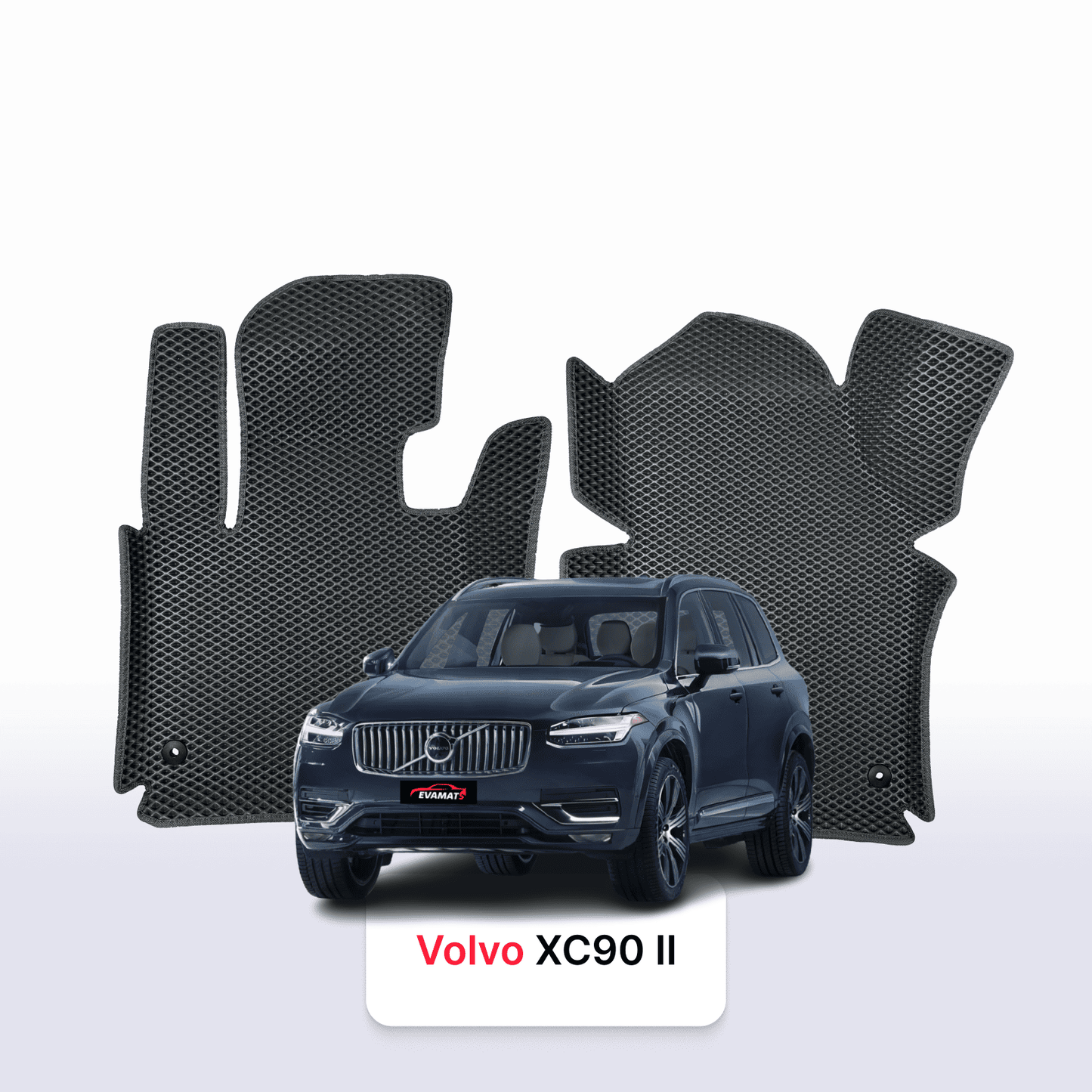 Car mats EVAMATS for Volvo XC90 2 gen 2014-2025 year SUV