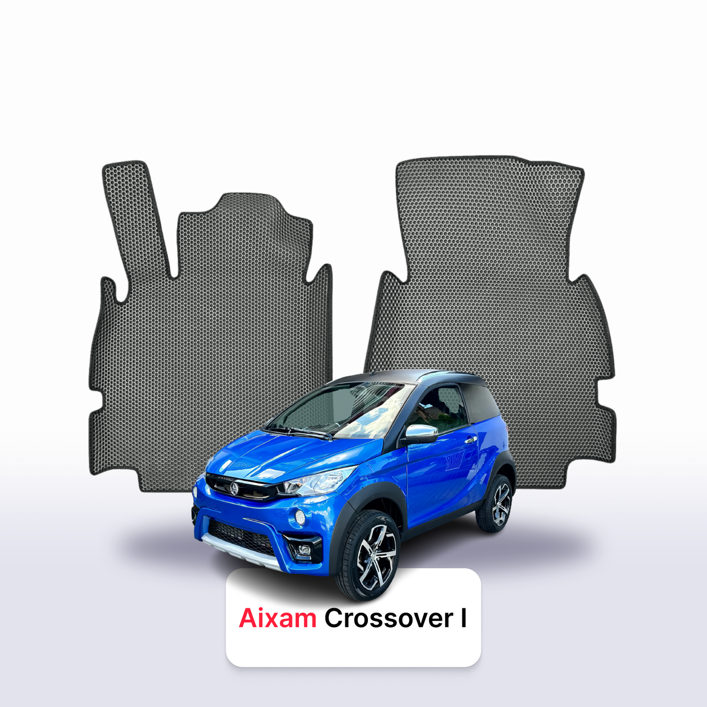 EVA Dywaniki samochoforwe 3D EVA MATS for Aixam Crossover 1 gen 2007-2025 year HATCHBACK 3 door