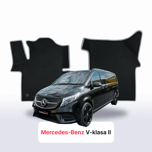 Car mats EVAMATS for Mercedes-Benz V-class 2 gen (W447) 2014-2025 year MINVAN EXTRA LONG