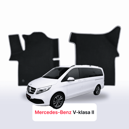 Car mats EVAMATS for Mercedes-Benz V-class 2 gen (W447) 2014-2025 year MINIVAN LONG
