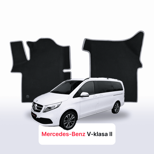 Car mats EVAMATS for Mercedes-Benz V-class 2 gen (W447) 2014-2025 year MINIVAN LONG