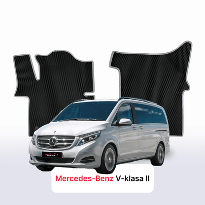 Car mats EVAMATS for Mercedes-Benz V-class 2 gen (W447) 2014-2025 year MINIVAN