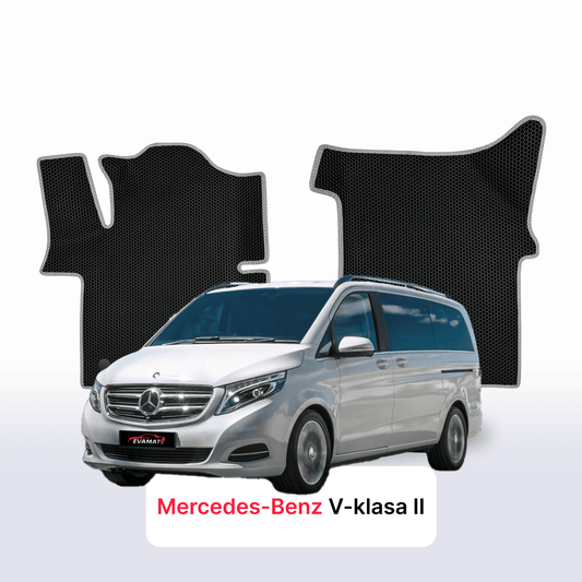 Car mats EVAMATS for Mercedes-Benz V-class 2 gen (W447) 2014-2025 year MINIVAN