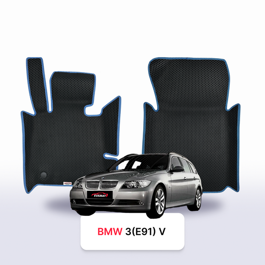 Car mats EVAMATS for BMW 3(E91) 5 gen 2004-2013 year STATION WAGON