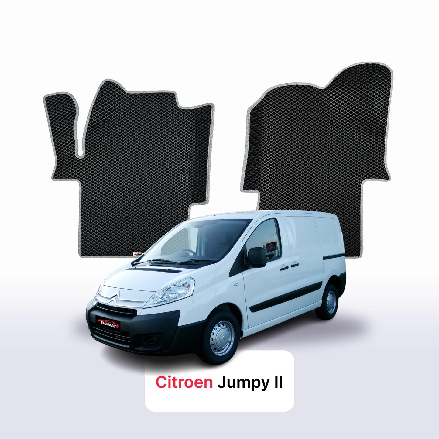 Car mats EVAMATS for Citroen Jumpy 2 gen 2007-2016 year VAN