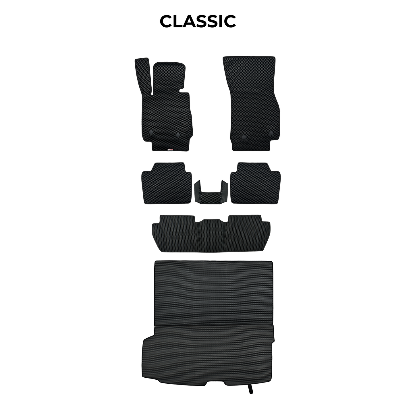 Car mats EVAMATS for Kia Sorento I gen 2002-2011 year SUV 7 seater