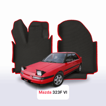 Car mats EVAMATS for Mazda 323F 6 gen 1989-1996 year LIFTBACK