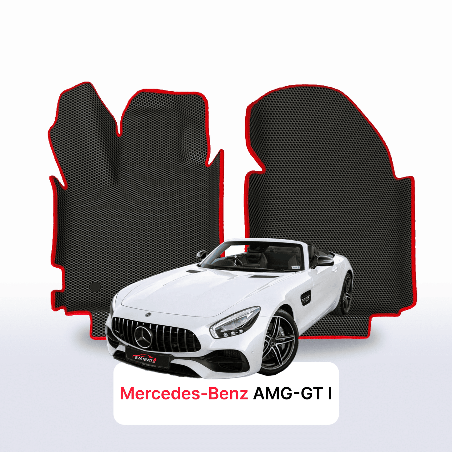 Car mats EVAMATS for Mercedes-Benz AMG GT (C190-R190) 2014–2021 year COUPE-ROADSTER