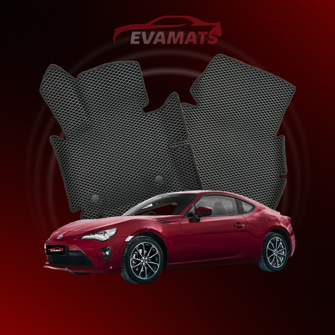 Car mats EVAMATS for Toyota Scion GT86 1 gen 2012-2023 year COUPE