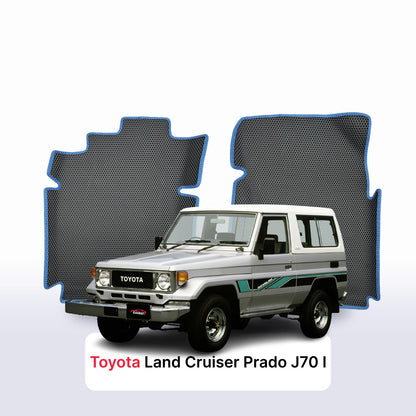 Car mats EVAMATS for Toyota Land Cruiser Prado J70 1 gen 1984-1999 year SUV 3 door